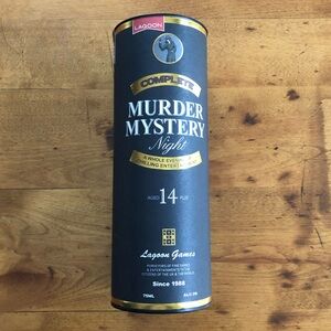 Murder Mystery Night Puzzle - Black and Gold